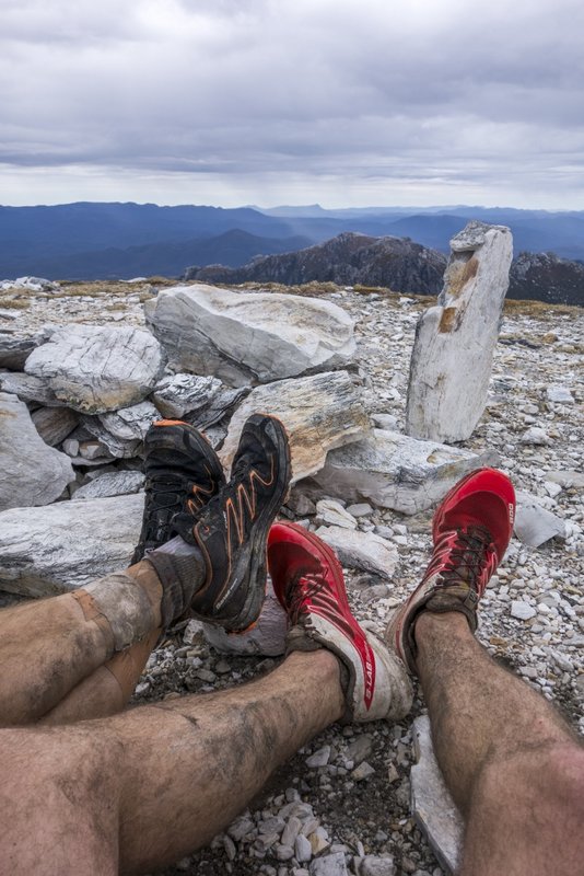 8. Weary legs on the summit.JPG