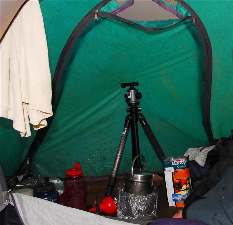 Cooking-dinner-in-vestuble-using-tripod-to-make-more-room.JPG