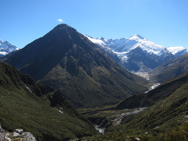 7 Lower Snowy Creek with Dart Valley, River and Glaciers Galore.JPG