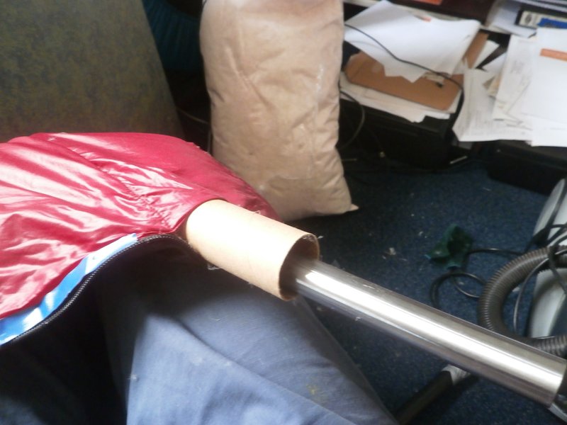 pushing down out of tube.JPG