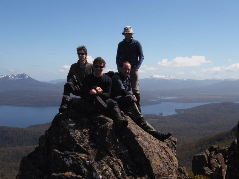 Peakbaggers On Wentworth Hills.JPG