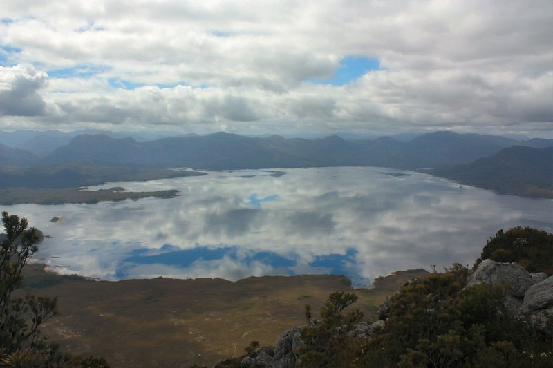 Bathurst Harbour from Mt Rugby.JPG